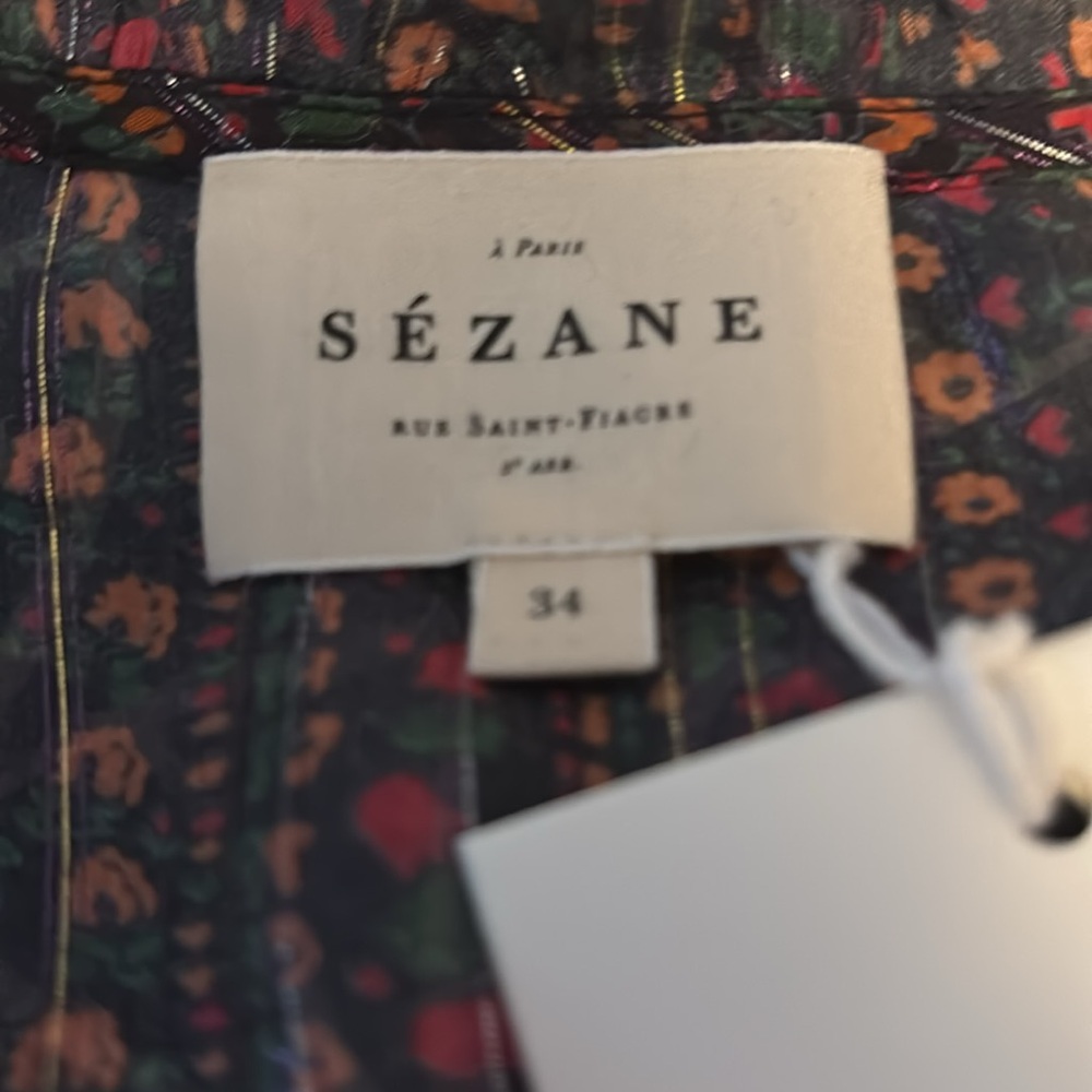 Sezane Celine Blouse XS NWT - Picture 5 of 6